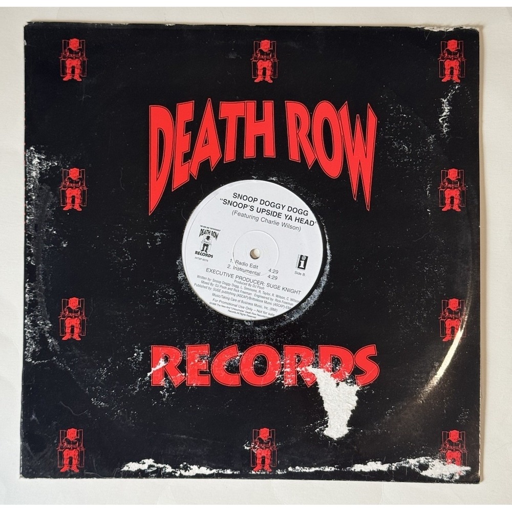 SNOOP DOGGY DOGG: SNOOP'S UPSIDE YA HEAD FEATURING CHARLIE WILSON 12" SINGLE